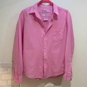 Frank & Eileen NWOT Featherweight Barry Shirt, Bubblegum Pink Size XS